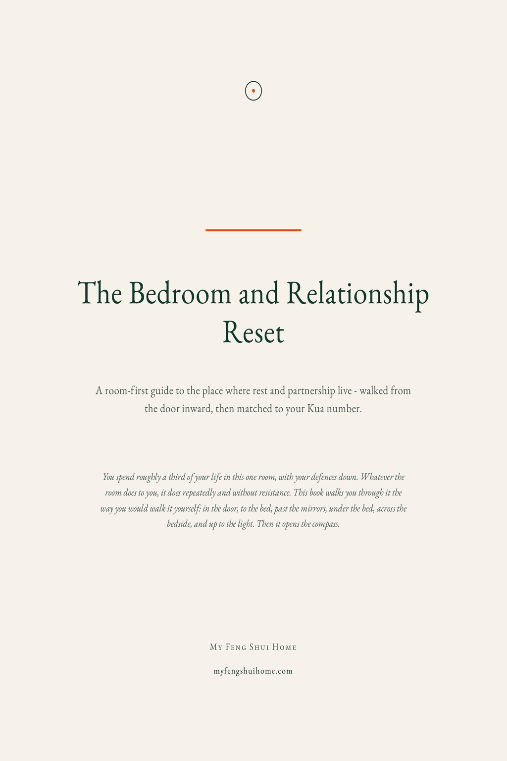 Bedroom and Relationship Reset, front cover.