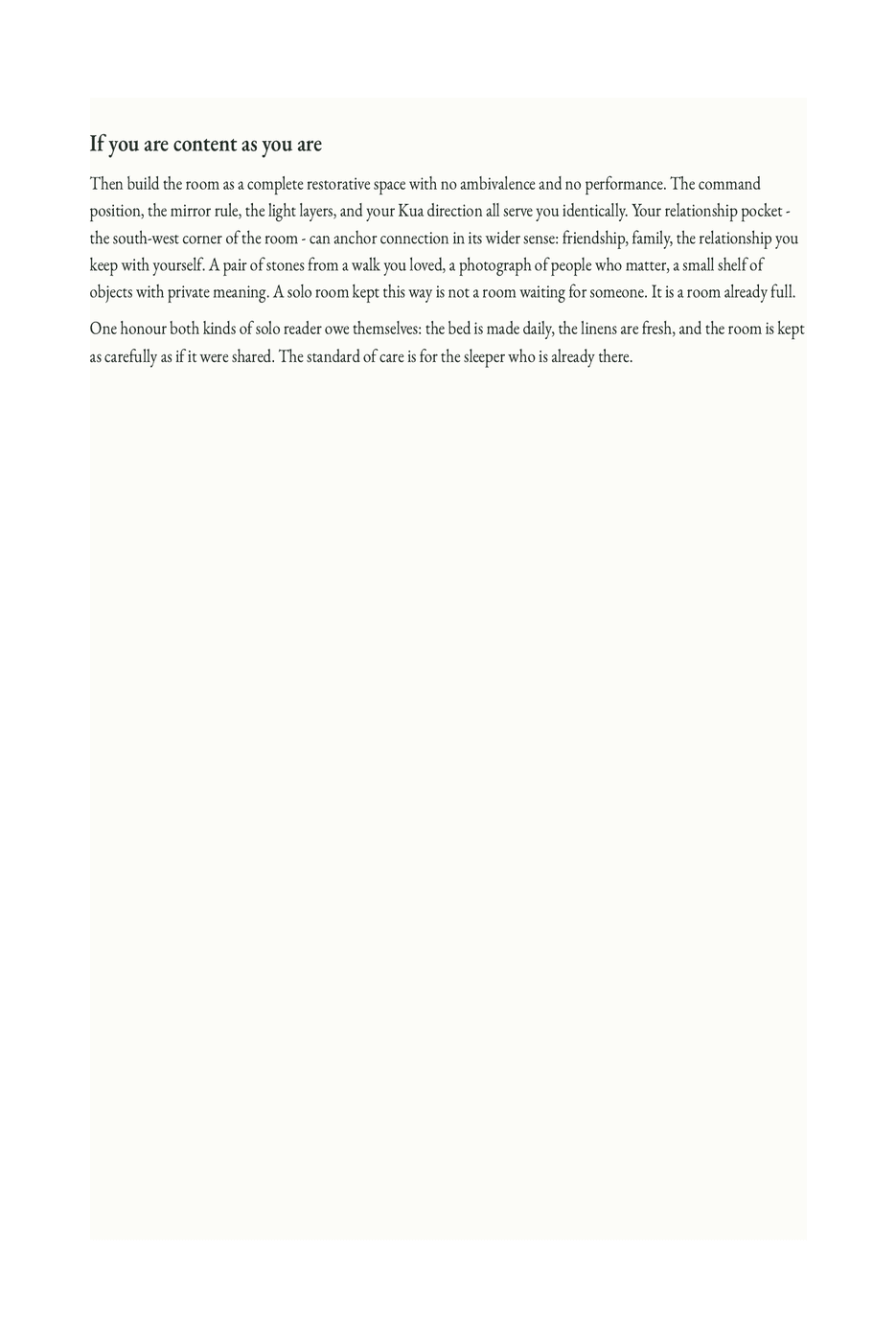 Another page from inside Bedroom and Relationship Reset.